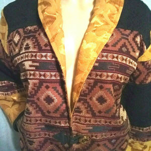 Flashback Indian-Aztec Jacket - Multi-colored